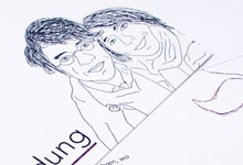 Printdesign »Hochzeitskarte«