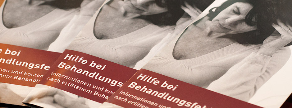 Flyer - Hilfe bei Behandlungsfehlern