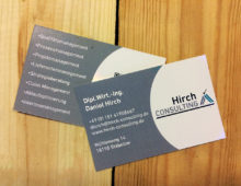 Printdesign »Hirch-Consulting«