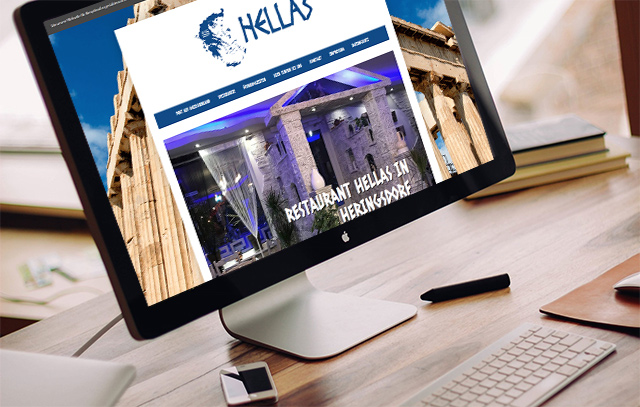 Webdesign für das Restaurant Hellas in Heringsdorf